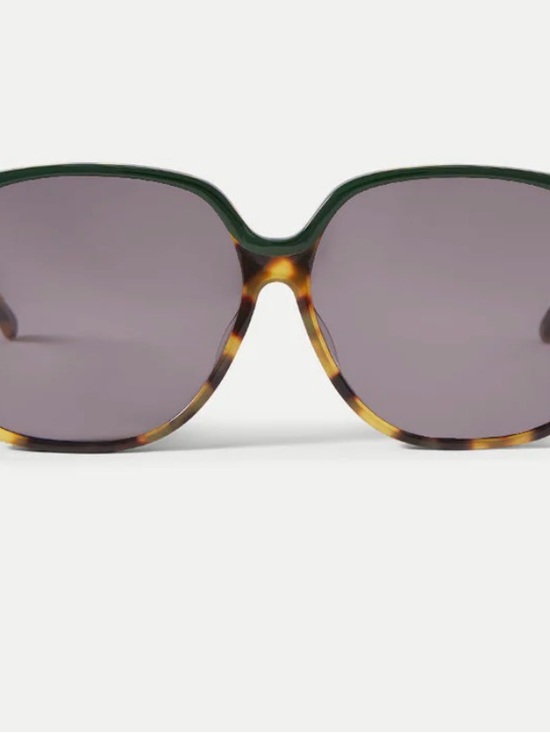 Veronica Beard Brigitte Oversized Sunglasses Green NWT main image 7